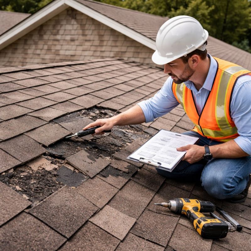 Asphalt Roof Inspection in Sedalia, CO