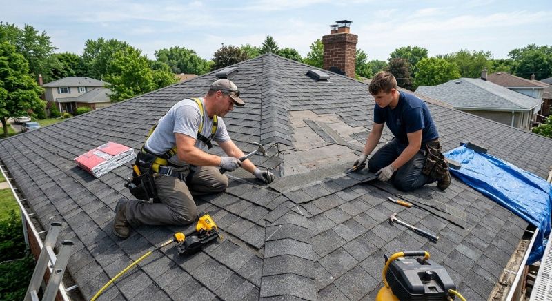 Asphalt Roof Repair in Castle Rock, CO