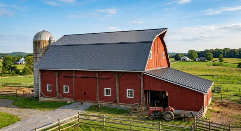 Barn Roof Replacement in Evergreen, CO