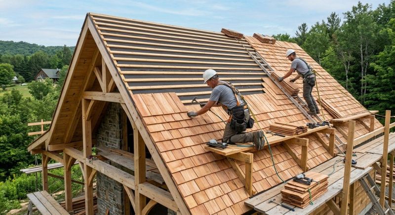 Cedar Roof Installation in Aurora, CO