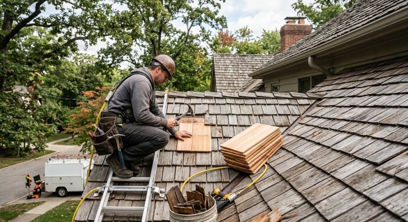 Cedar Shake Roof Repair in Indian Hills, CO