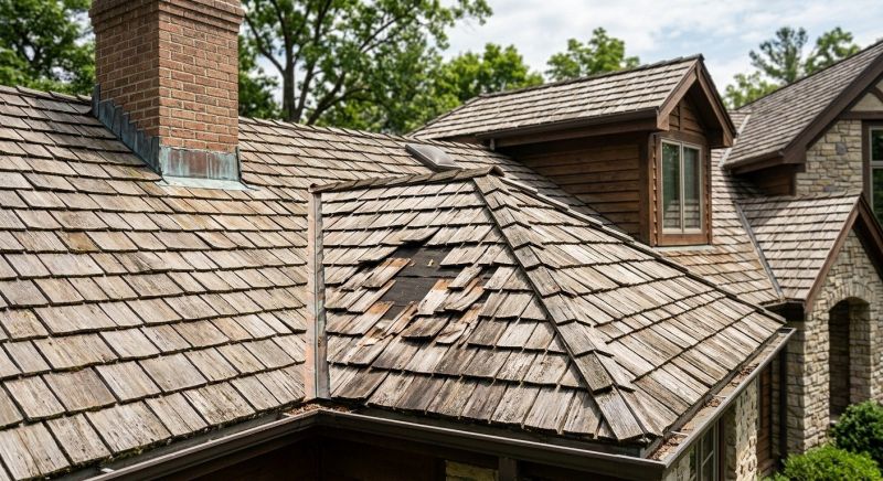 Cedar Shake Roof Repair in Wheat Ridge, CO