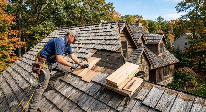 Cedar Shingles Repair in Elbert County, CO