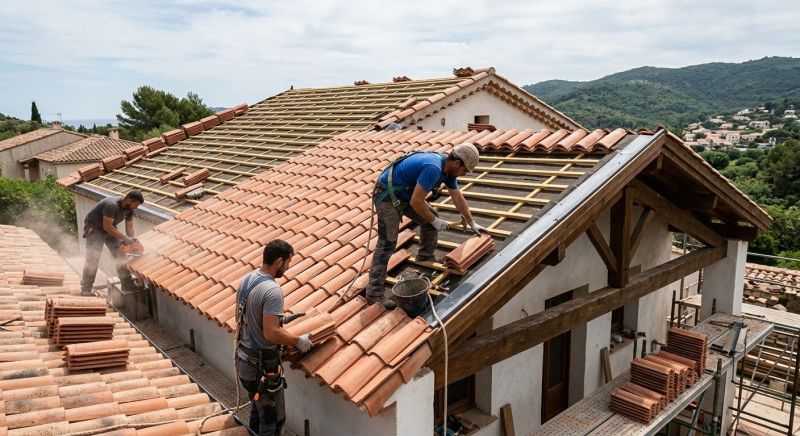 Clay Roof Installation in Conifer, CO