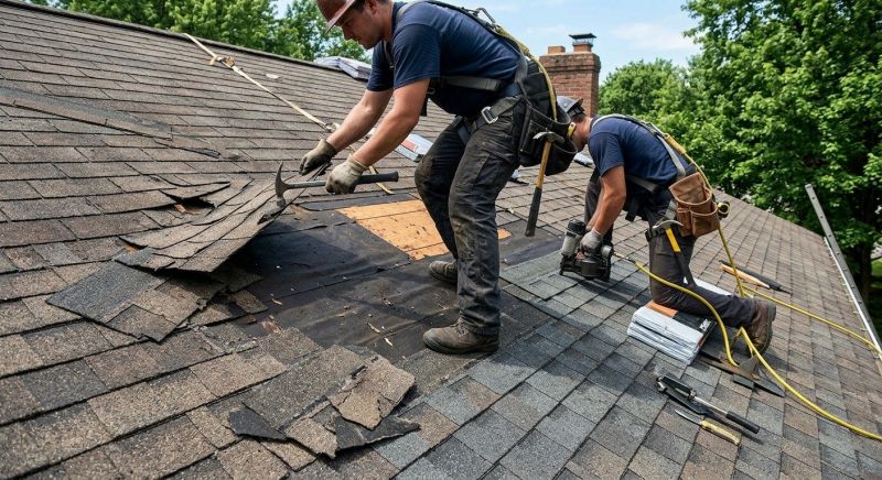 Damaged Roof Repair in Arapahoe County, CO