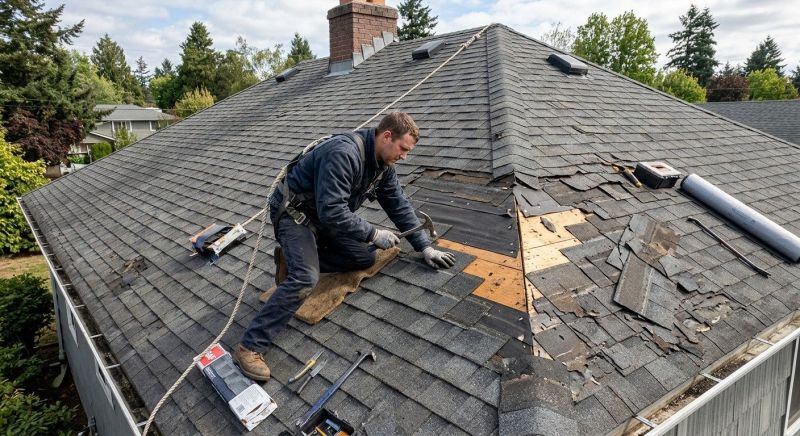 Damaged Roof Repair in Elizabeth, CO