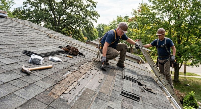 Damaged Roof Repair in Larkspur, CO