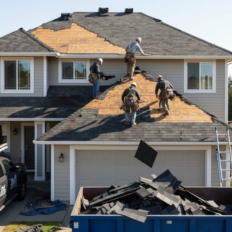 Damaged Roof Replacement in Conifer, CO