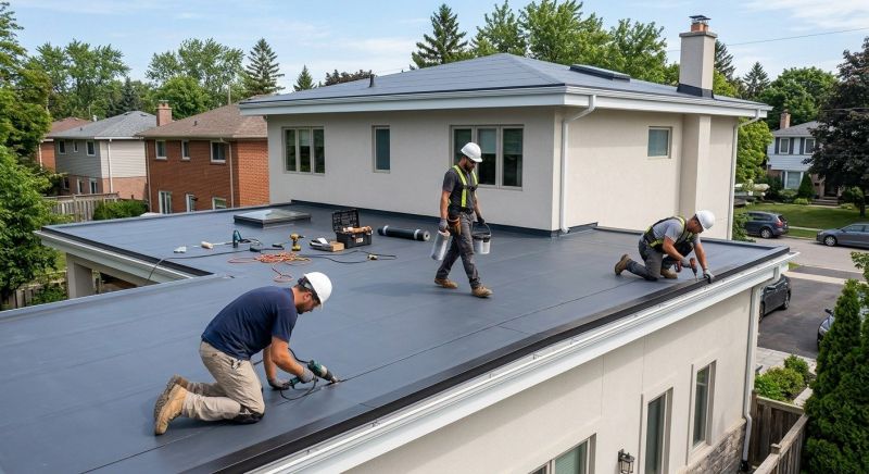Epdm Roof Installation in Larkspur, CO