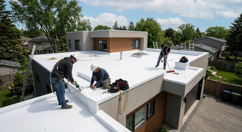 Flat Roof Installation in Evergreen, CO