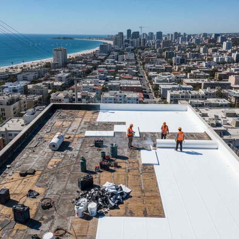 Flat Roof Replacement in Castle Rock, CO