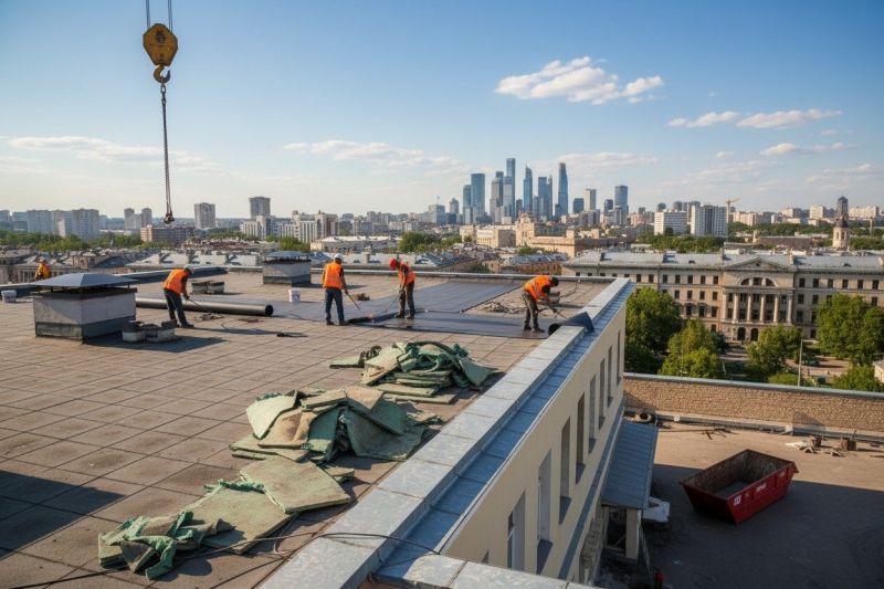 Flat Roof Replacement in Larkspur, CO