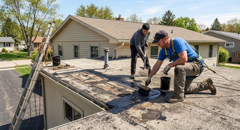 Flat Roof Tar Repair in Littleton, CO