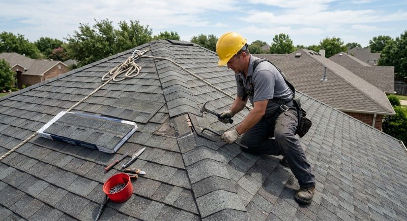 Hip Roof Shingle Repair in Littleton, CO
