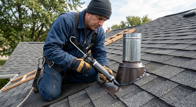 Roof Vent Flashing Repair in Littleton, CO