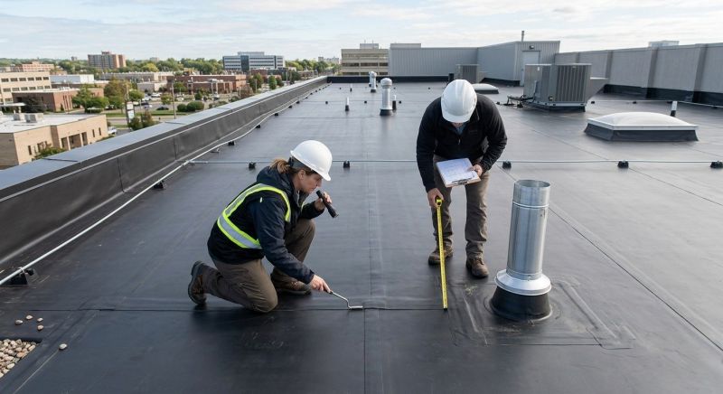 Rubber Roof Inspection in Littleton, CO