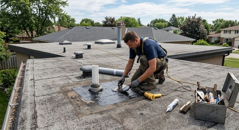 Rubber Roof Repair in Golden, CO