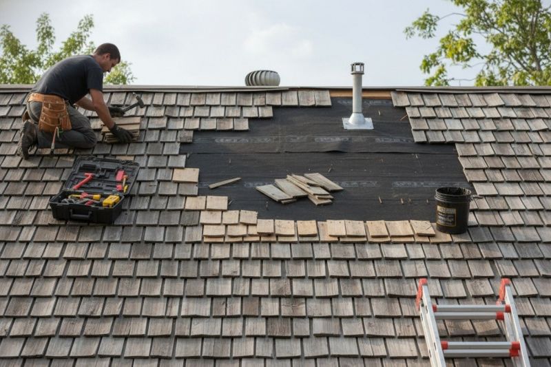 Shake Shingle Repair in Denver County, CO