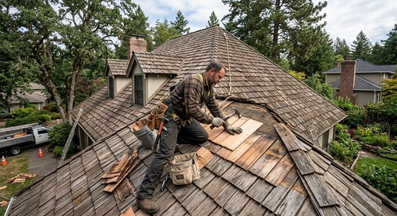 Shake Shingle Repair in Evergreen, CO