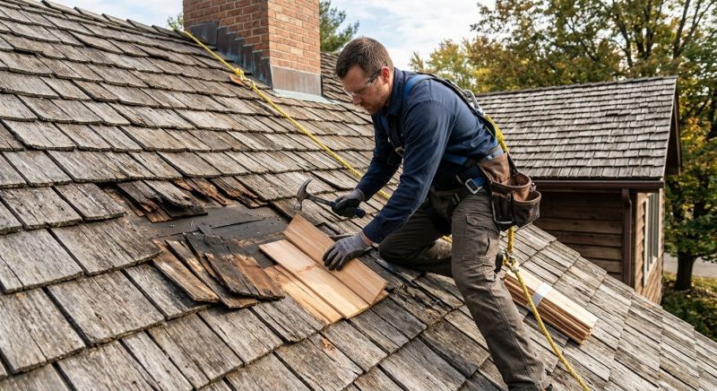 Shake Shingle Repair in Golden, CO