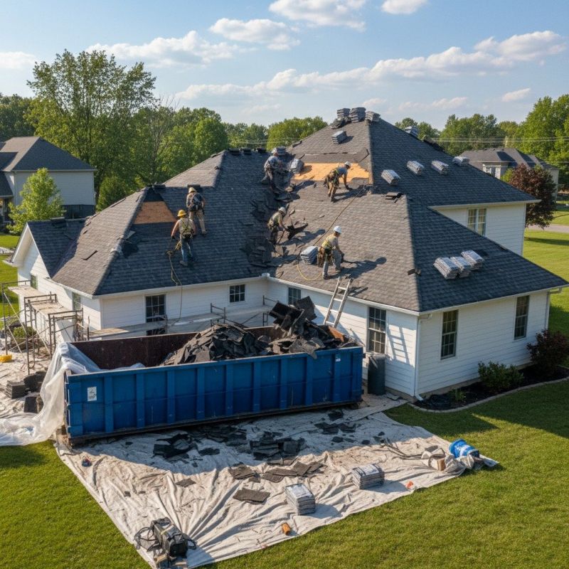 Shingle Roof Replacement in Larkspur, CO