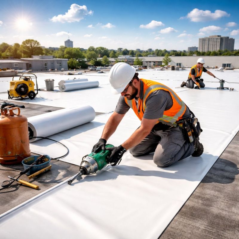 Single Ply Roof Installation in Sedalia, CO