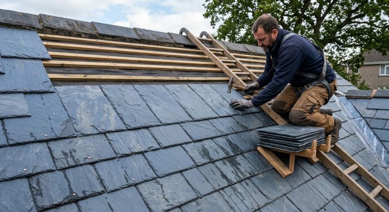 Slate Roof Construction in Larkspur, CO