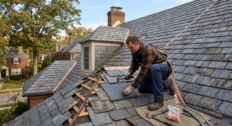 Slate Roof Repair in Wheat Ridge, CO
