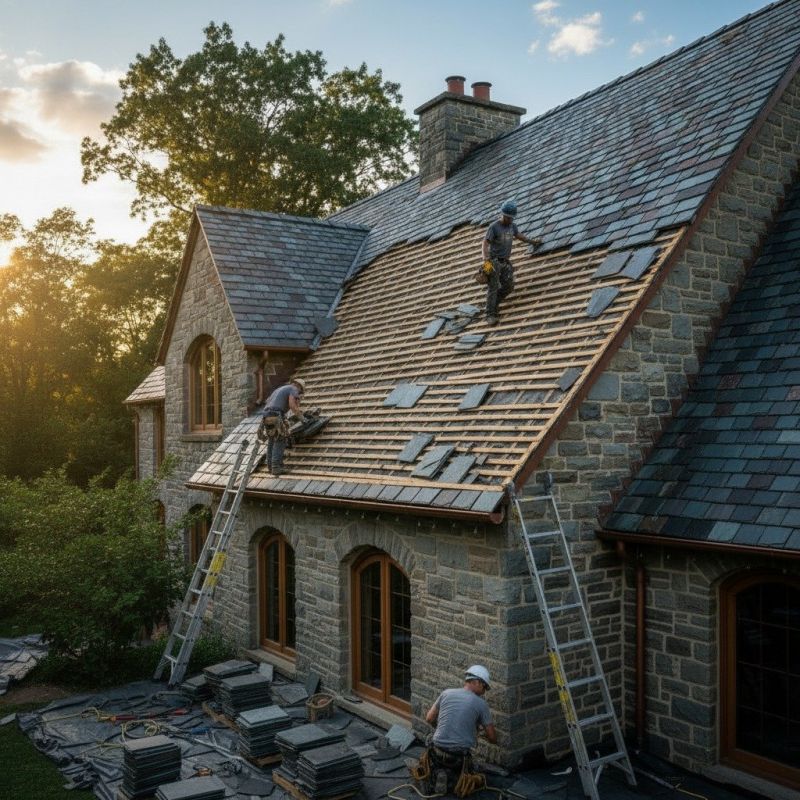 Slate Roof Replacement in Adams County, CO