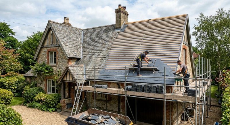 Slate Roof Replacement in Morrison, CO
