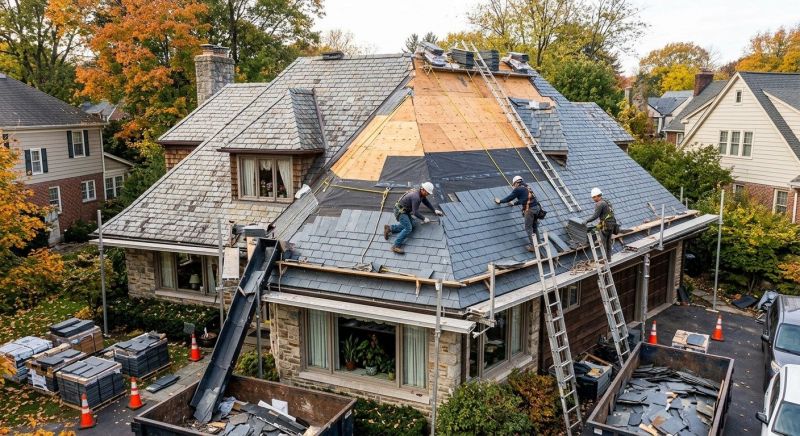 Slate Shingle Replacement in Littleton, CO
