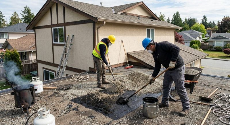 Tar And Gravel Roof Repair in Evergreen, CO