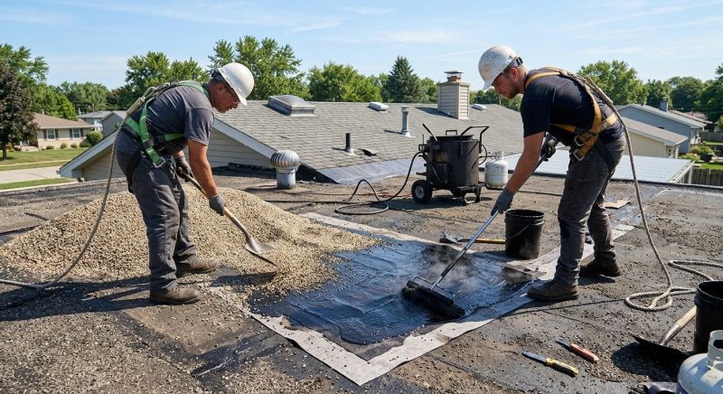 Tar And Gravel Roof Repair in Littleton, CO
