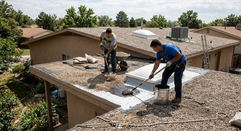 Tar And Gravel Roof Repair in Sedalia, CO