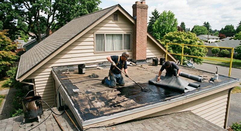Tar Roof Installation in Larkspur, CO