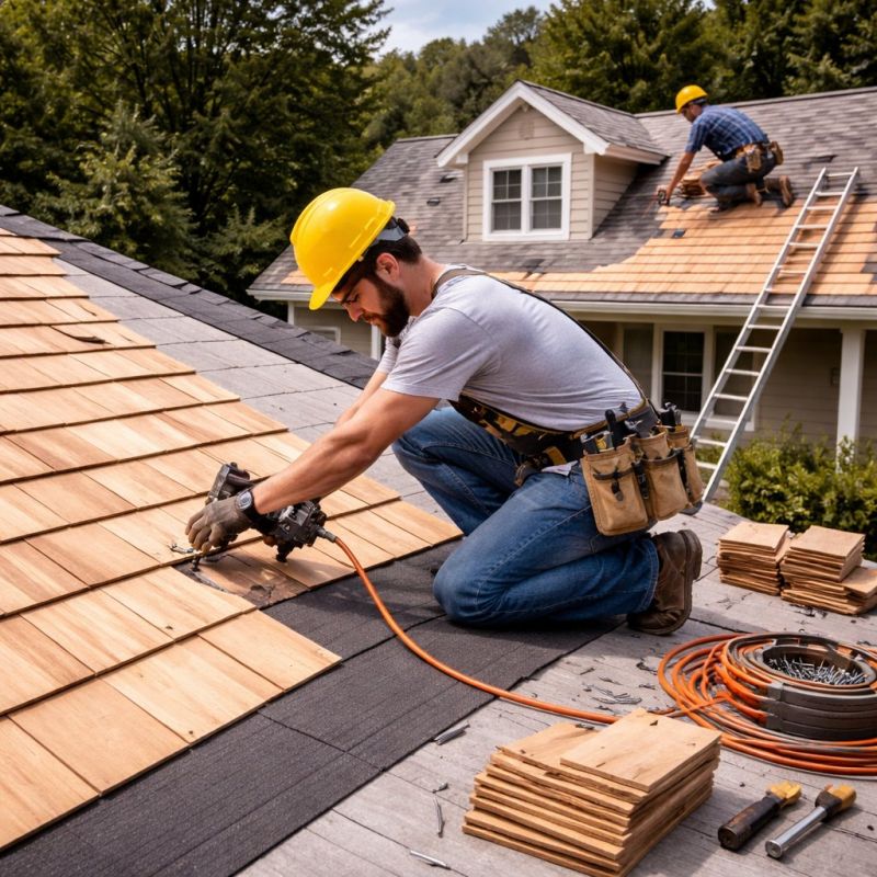 Wood Roofing Installation in Aurora, CO