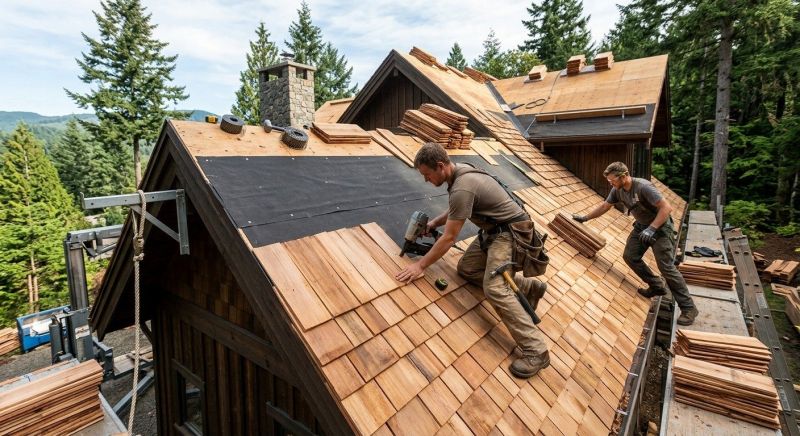Wood Roofing Installation in Sedalia, CO