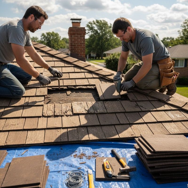 Wood Shake Roof Repair in Conifer, CO
