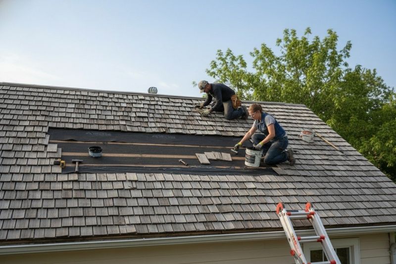 Wood Shake Roof Repair in Evergreen, CO