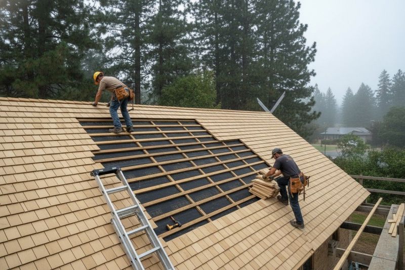 Wood Shake Roof Repair in Sedalia, CO