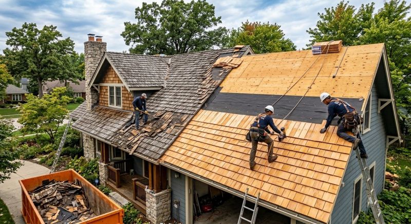 Wood Shake Roof Replacement in Littleton, CO
