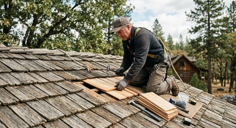 Wood Shingles Repair in Aurora, CO