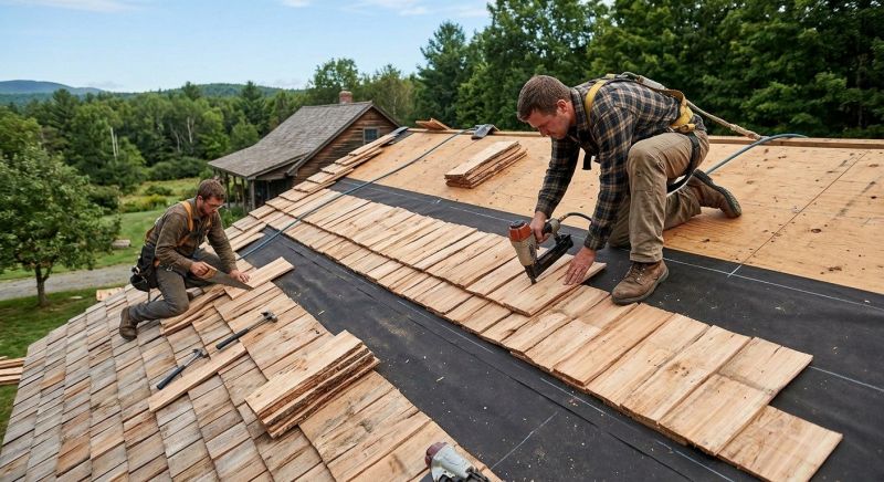 Wood Roofing Installation in Evergreen, CO